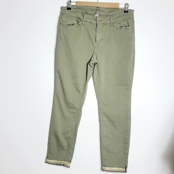 Dream Jeans By Mac Summer Hem Green - Picture 1 of 3